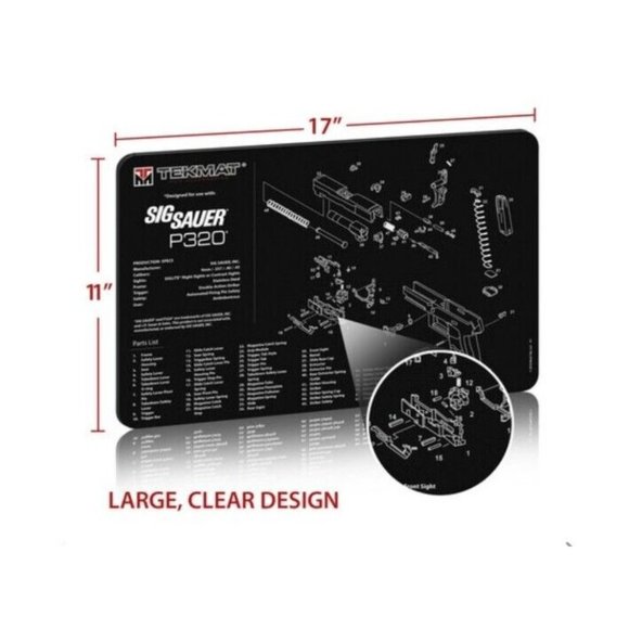 Sig Sauer P320 Gun Cleaning Mat Tekmat - Picture 2 of 8
